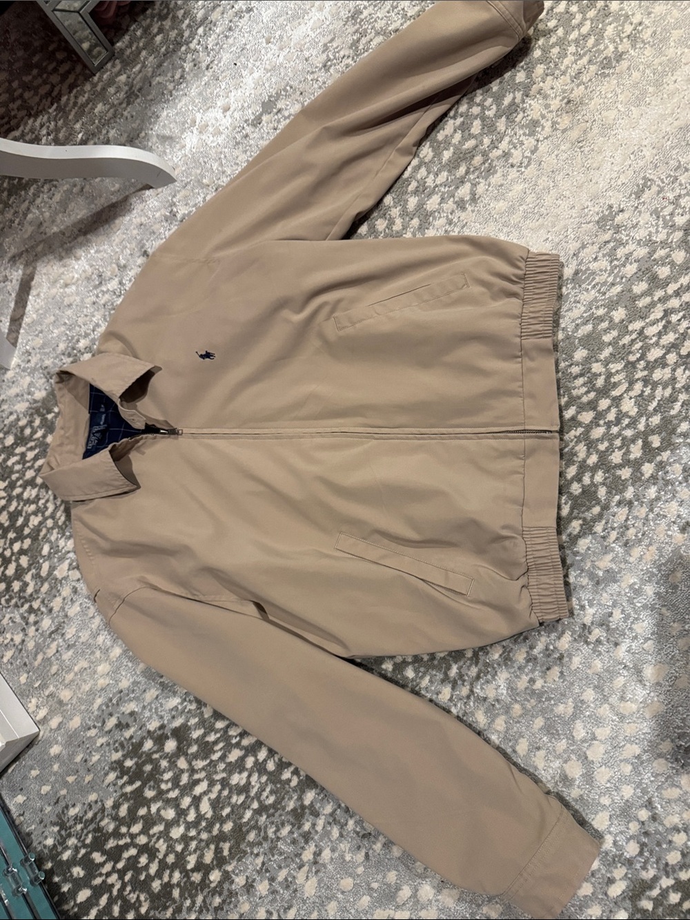 Polo by Ralph Lauren Light Beige Bomber Jacket